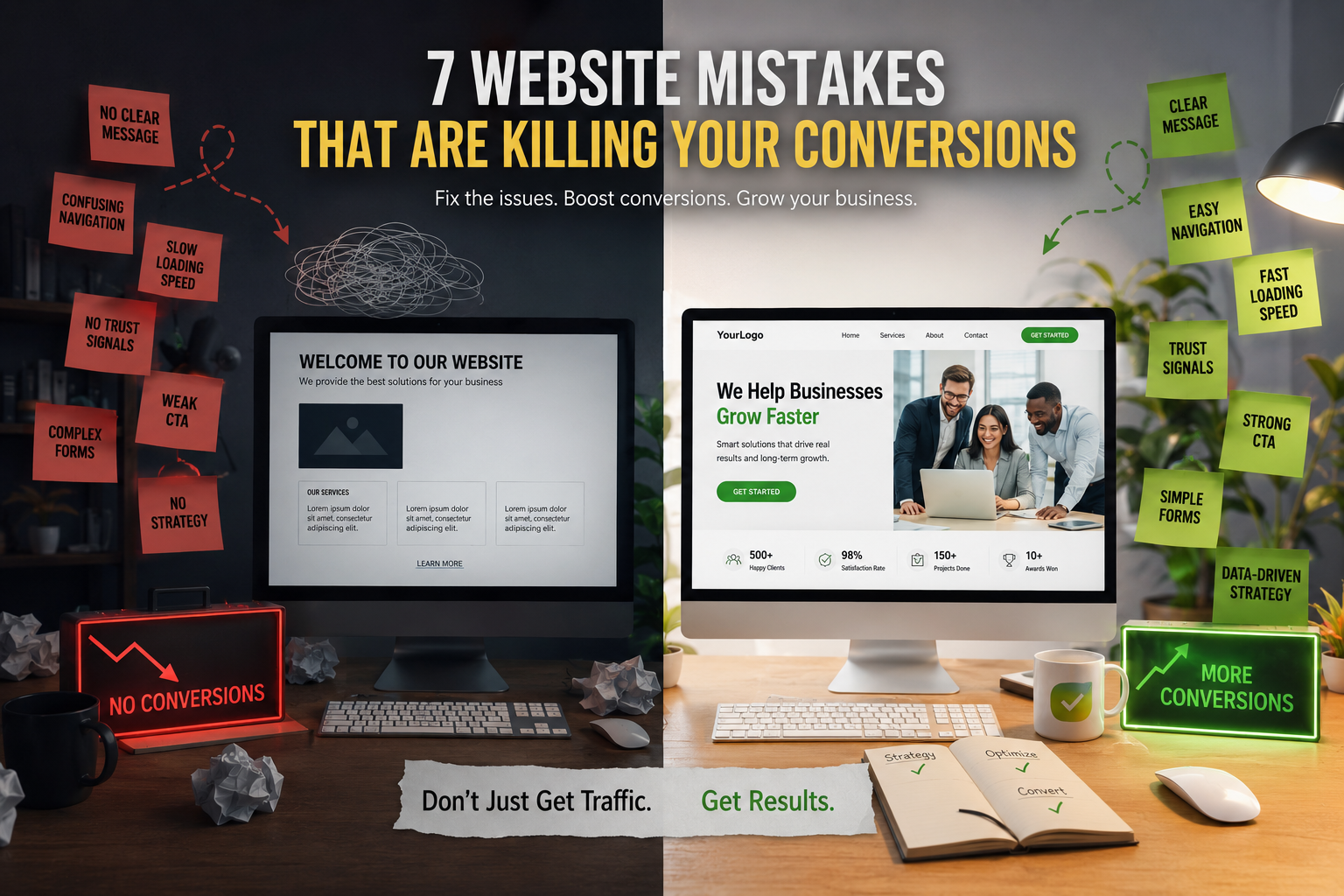 7 Website Mistakes That Are Killing Your Conversions